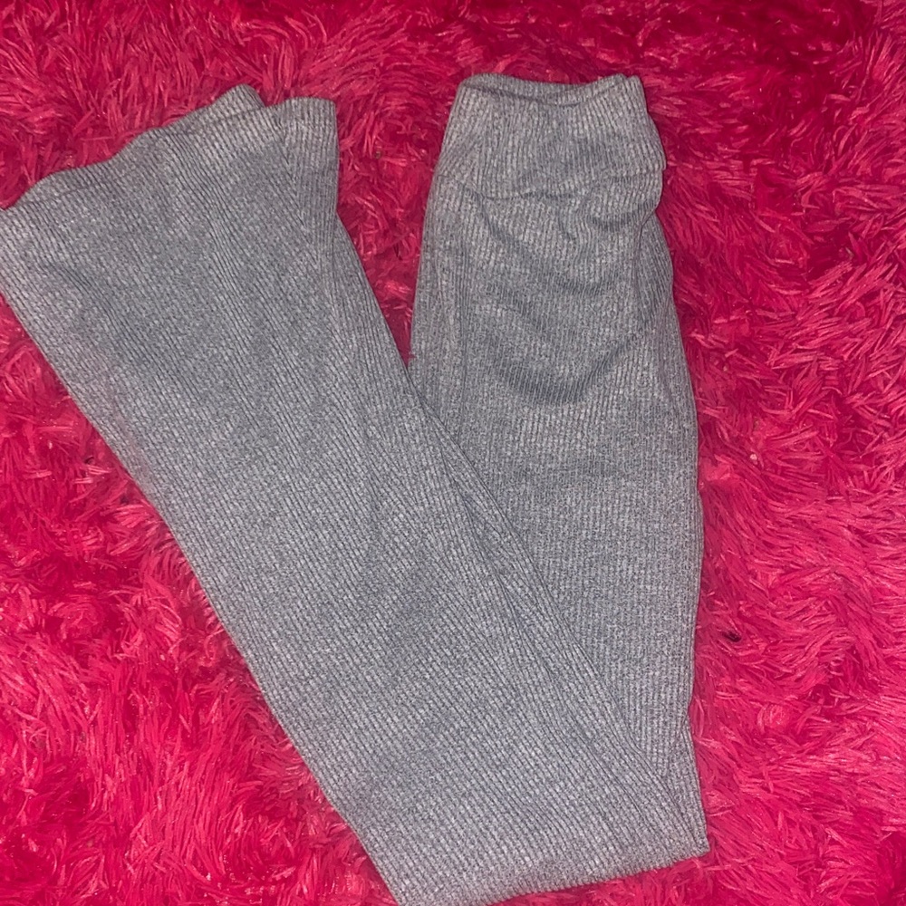 Self Esteem Heather Gray Ribbed Knitwear